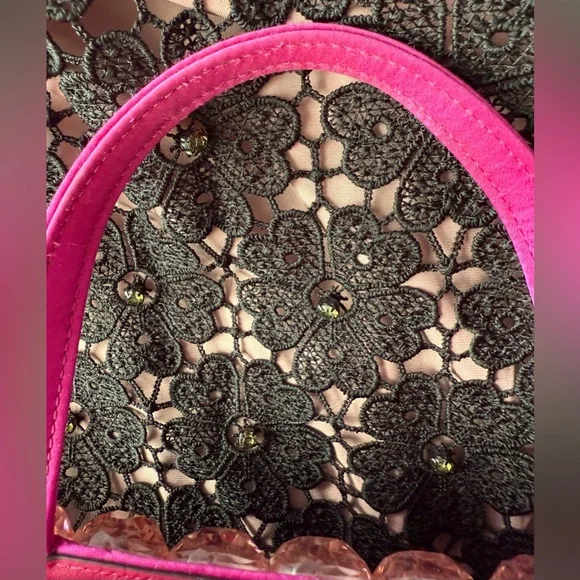 Kate Spade Sam Icon Candy Beaded Satin Small Tote Bag - Picture 10 of 16